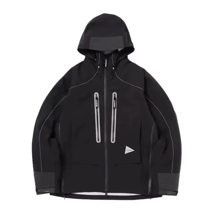 Veste softshell imperméable réfléchissante à capuche avec coutures entièrement thermosoudées AW Pert
