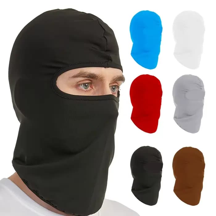 Cagoule masque complet respirant moto hiver chaud couverture complète casquettes cou coupe-vent anti