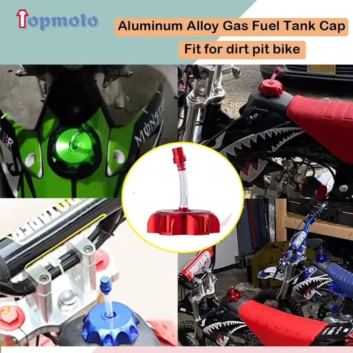 Couvercle de bouchon de réservoir de carburant en aluminium CNC, pour Kayo Bse chinois CRF TTR KLX 1