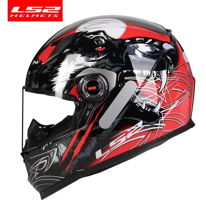 Casque de moto original LS2 FF358, casques de course intégraux LS2, casque moto, certification ECE