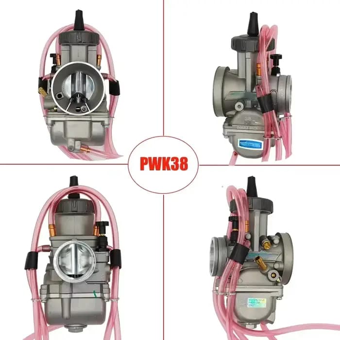 Carburateur PWK 38mm pour Kawasaki KX125 KX250 KX500 Moto PWK38 Carb Keihin Air Striker Carburador K