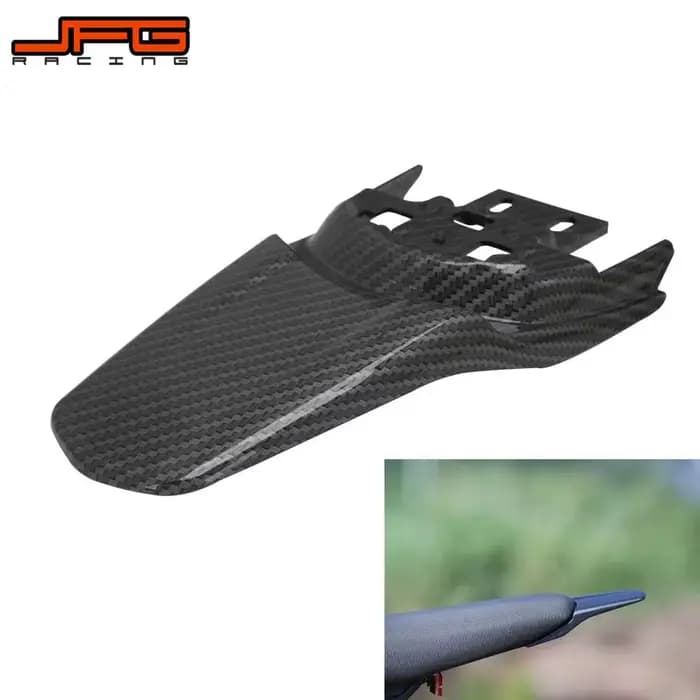 Garde-boue arrière en fibre de carbone pour moto, garde-boue pour vélo de cross-country électrique t