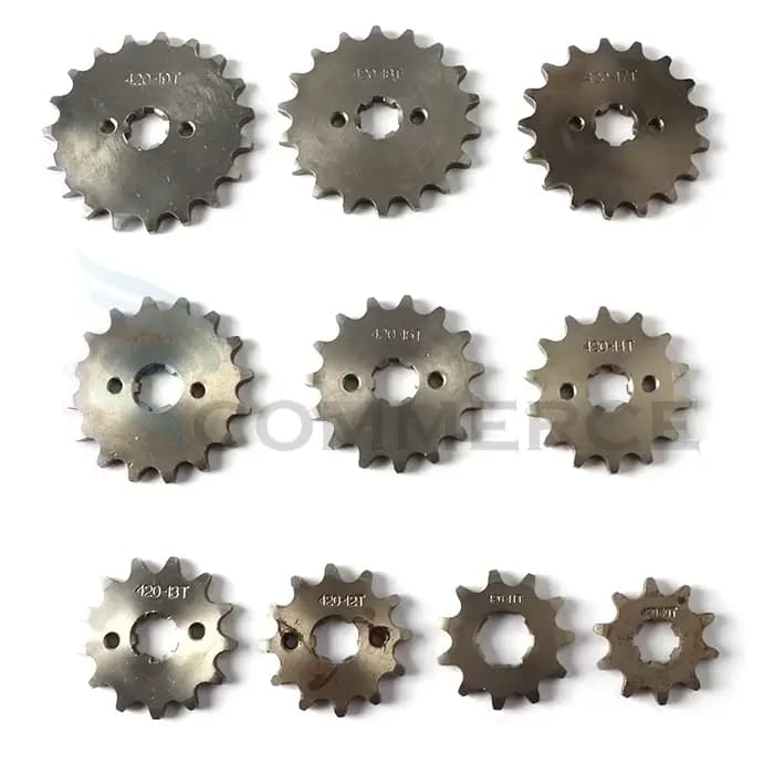 420 #   17mm 10 11 12 13 14 15 16 17 18 19T dents pignon de moteur avant pour Dirt Pit Monkey Dax vé
