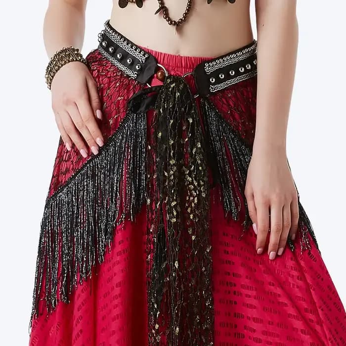 Vêtements de danse du ventre pour Fusion Tribal, accessoires de Costume, ceintures enveloppantes à f