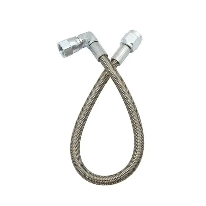 Tuyau d'alimentation d'huile Turbo universel tressé en acier inoxydable, 12 "24" 36 "48" 60 ", Kit d