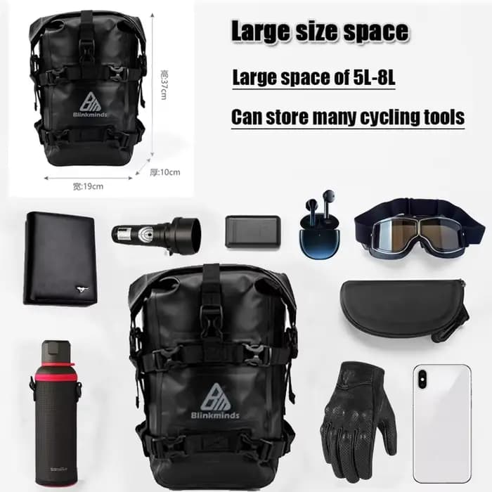 Sac de pare-chocs de moto pour BMW R1200GS R1250GS ADV pour HONDA NC750X CB500X, sac de barres de sé