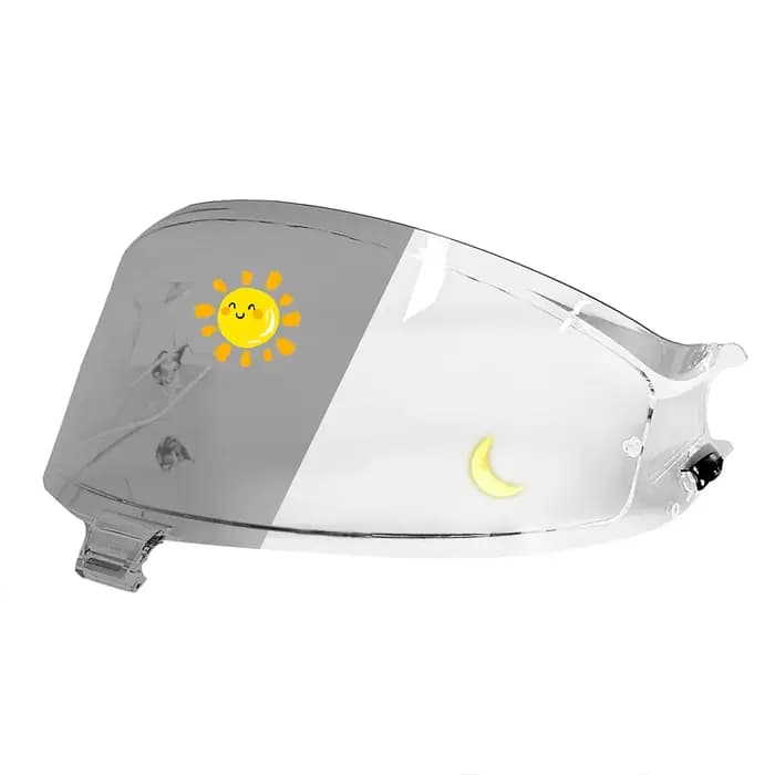 Visière photochromique pour casque SHARK SPARTAN GT / GT PRO SPARTAN RS, lentille hromique automatiq