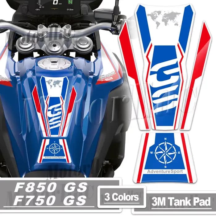 Autocollant 3D pour réservoir de carburant de moto, autocollant de protection, accessoires pour F850