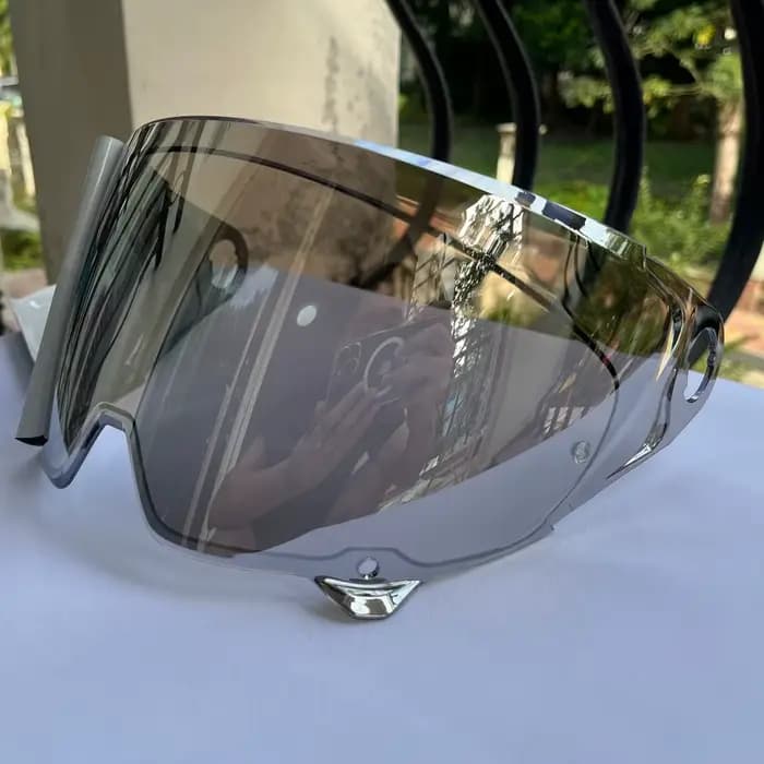 Atlas 2.0 visière de casque pour RUROC ATLAS 2.0 casques de moto lentille lunettes placage argent ro