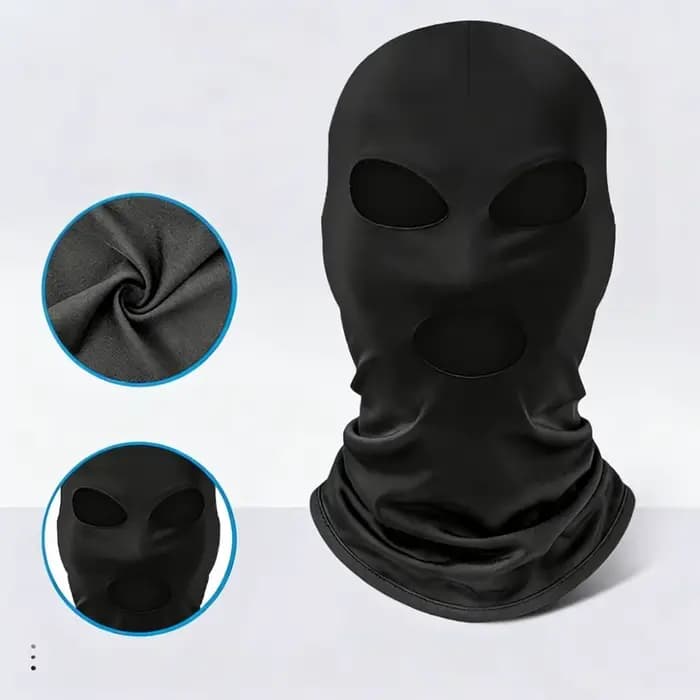 Cagoule coupe-vent pour moto, masque facial, cache-cou, bandana
