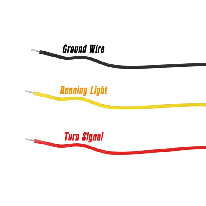 Mini clignotants LED pour motos, lumière ambre avec poignée E Mark, lampe pour Harley Softail Tourin