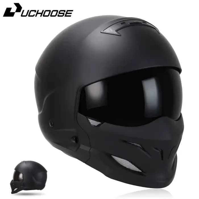 Casque de moto Scorpion, combinaison polyvalente détachable, intégral, Locomotive, personnalité, dem