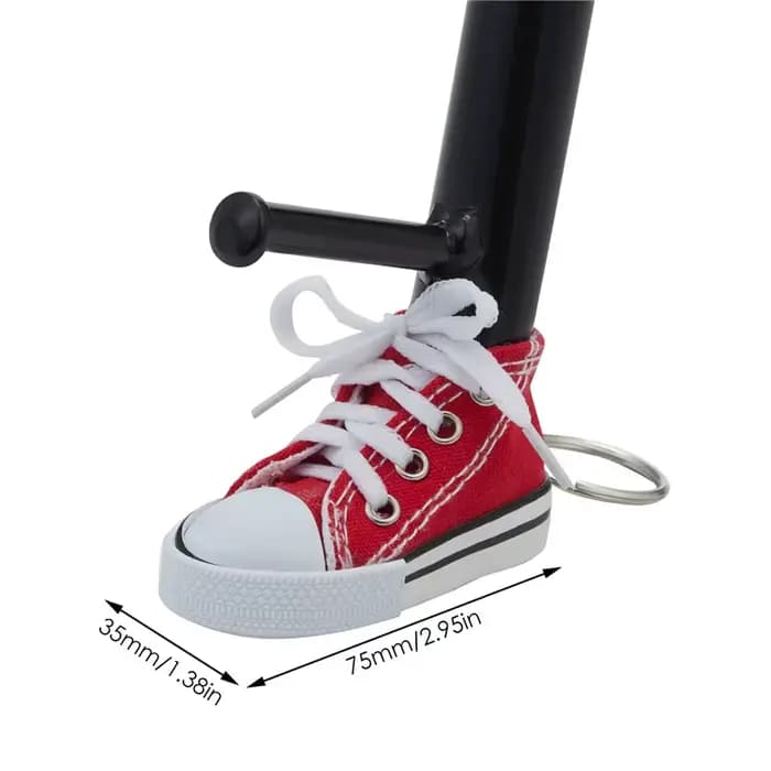 Support latéral en toile pour chaussures de moto, 1 pièce, Mini chaussures mignonnes, couvre-pied en