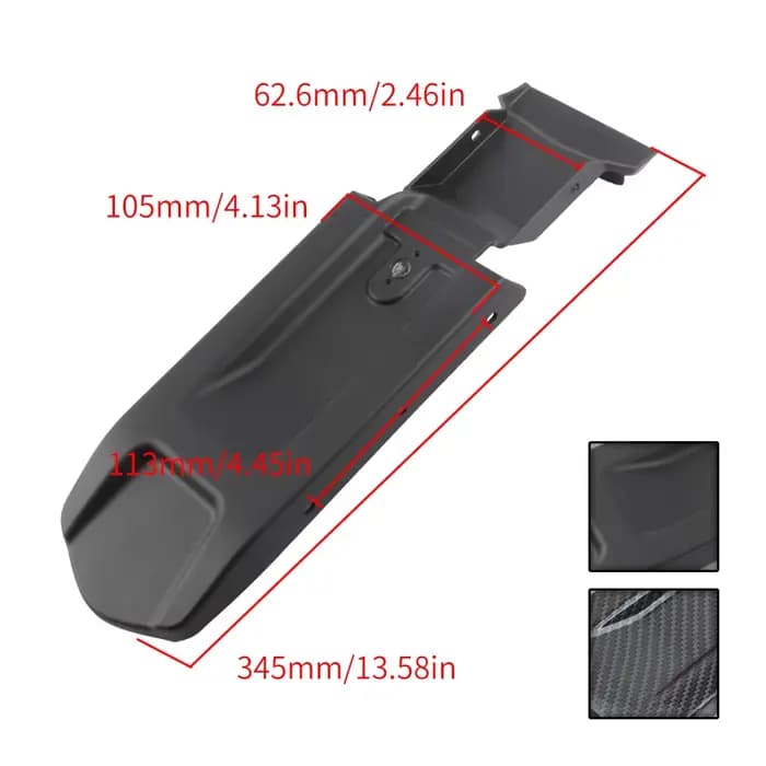 Endflats-Housses de protection en fibre de carbone pour moto Surron Light, accessoires de motocross,