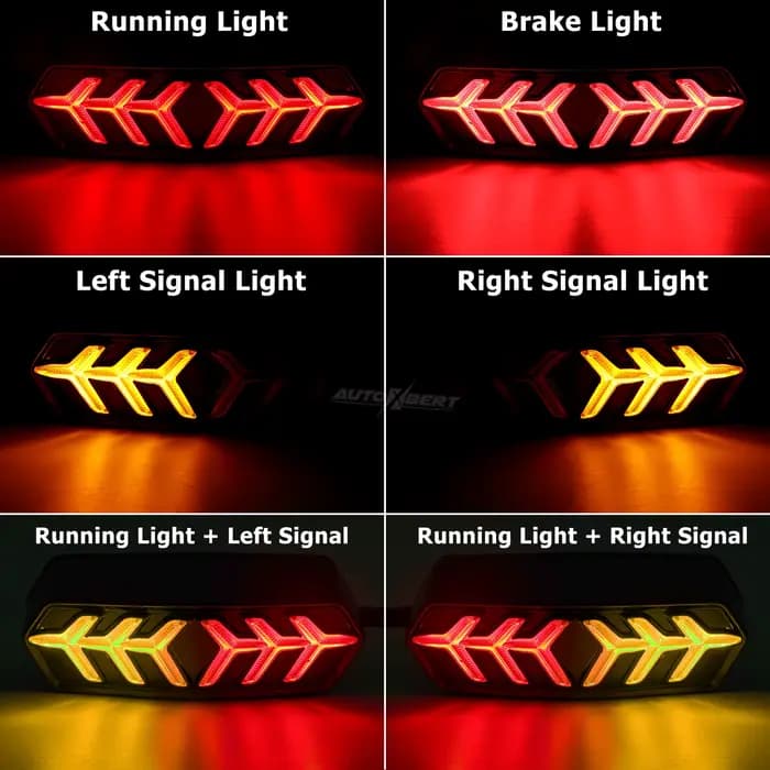 Feu stop arrière LED fumé, clignotant séquentiel intégré pour Honda GROM MSX125 CB650F CB650F CTXN70