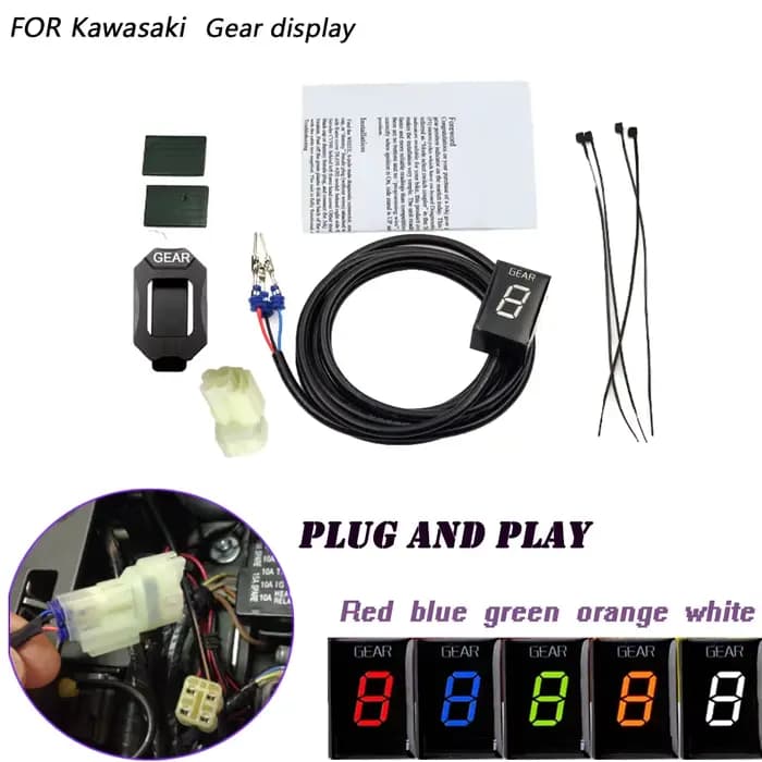 Indicateur de vitesse de moto, affichage de vitesse à montage direct Ecu, accessoires pour Kawasaki 