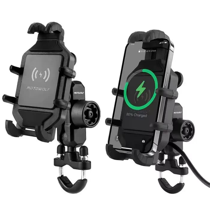 Support de téléphone de chargement sans fil pour Moto, berceau 3.0, chargeur rapide, GPS, Support de
