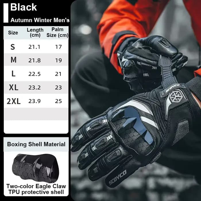 SCOYCO été Moto gants en Fiber de carbone Guantes Moto Anti-chute Guantes Para Motos Guantes Para Mo