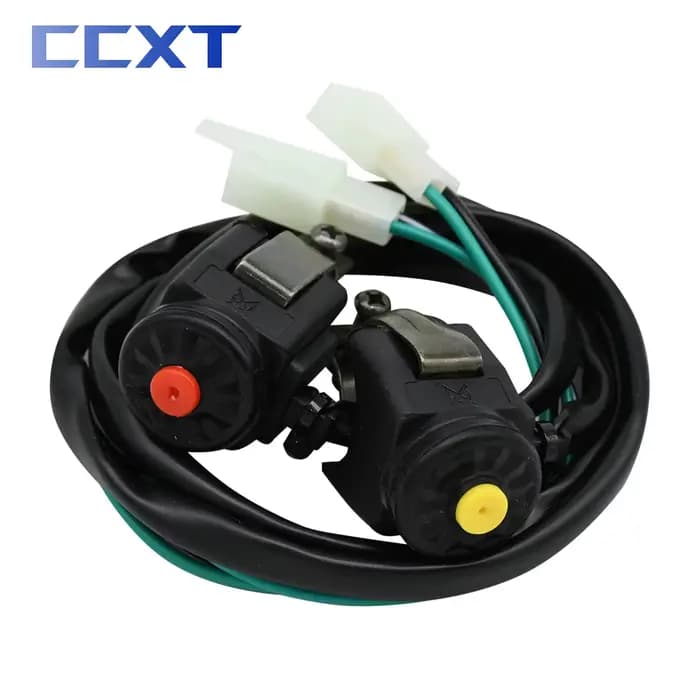 Interrupteur de démarrage et d'arrêt de moto, bouton de klaxon NO/OFF, convertisseur électrique cour