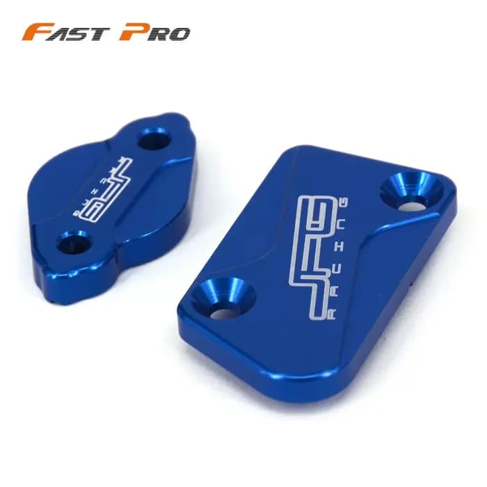 Couvercle de réservoir de frein avant et arrière CNC pour moto, bouchons de couvercle de moteur pour