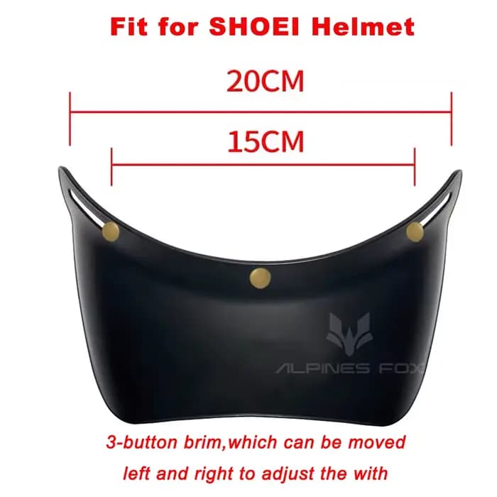 Rétro casque de Moto bord et lentille visière bouclier lunettes lunettes pare-soleil ombre visage ou