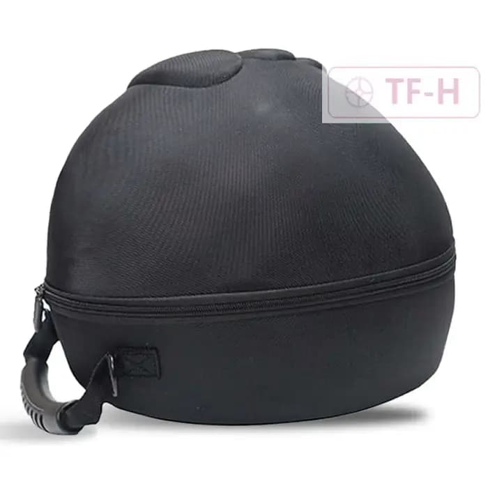 Sac de transport de Protection de casque tactique Portable, sac de rangement, étui rigide rond