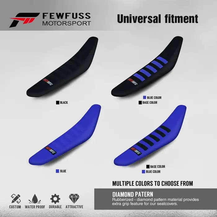 FEWFUSS coussin de siège de moto housse de siège étanche pour KTM Husqvarna SUZUKI HONDA SXF KXF CRF