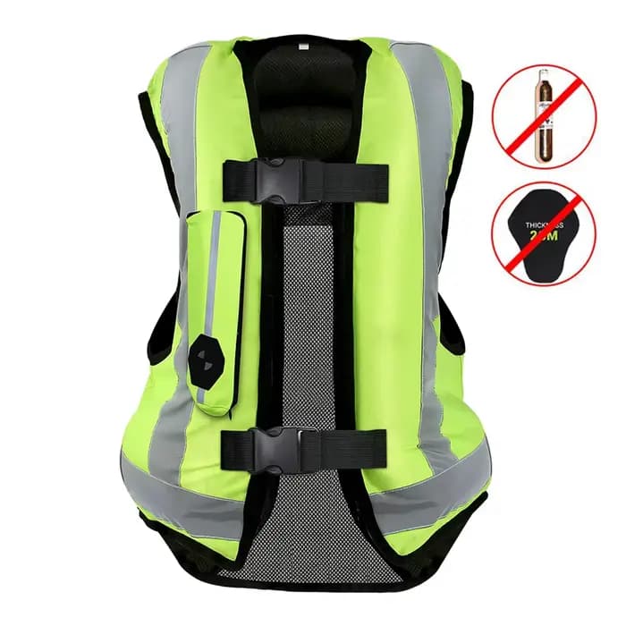 Gilet Airbag pour moto, veste de course, équitation, Motocross, vêtements de sécurité réfléchissants