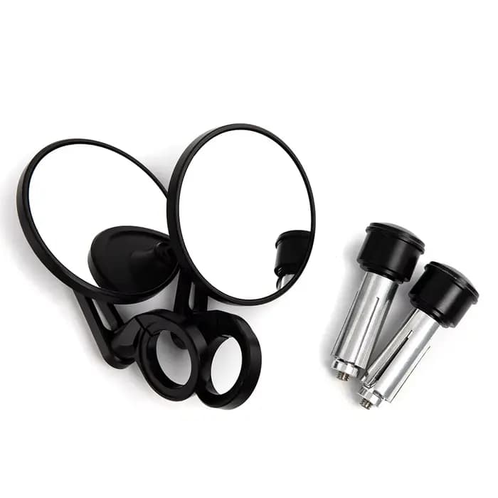 Rétroviseur de moto universel, 1 paire, 7/8 ", 22mm, miroir latéral de motocyclette, accessoires