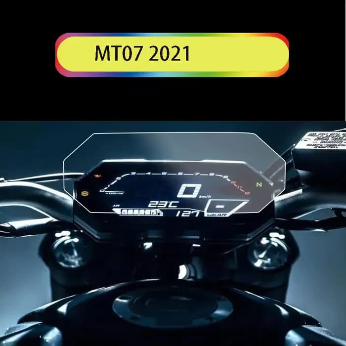Film de Protection pour tableau de bord, écran anti-rayures pour moto, pour YAMAHA MT-07 MT07 FZ-07 