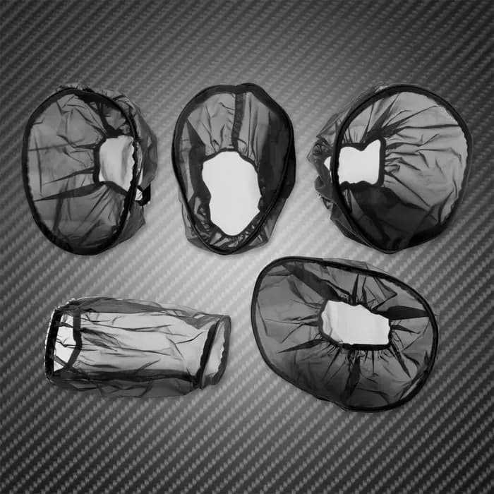Couvercle de filtre à Air pour chaussettes de pluie de moto, couvercle de protection étanche noir po