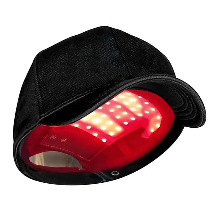 Lasers casquette de croissance des cheveux casques de thérapie par lumière rouge infrarouge chapeau 