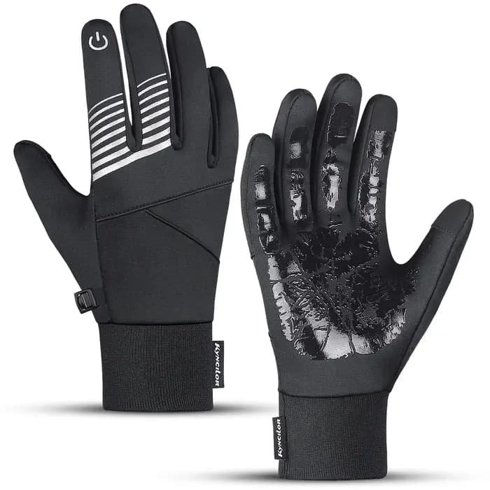 Gants de cyclisme d'hiver pour hommes et femmes, chauds et imperméables, pour écran tactile, ski, co