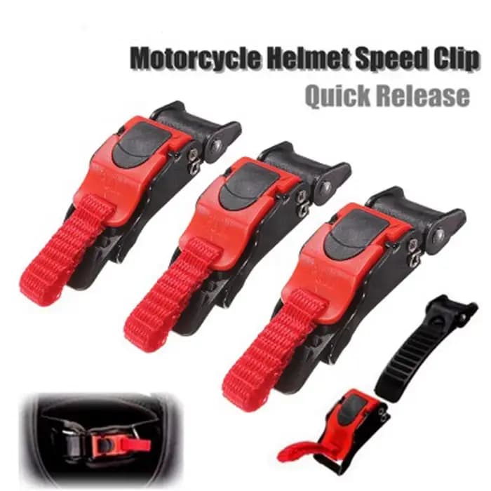 Mentonnière réglable pour casque de moto RL, 9 vitesses, clip de couture rapide, fermoir de casque d
