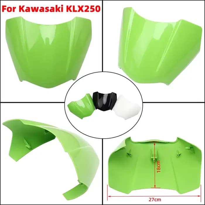 Couvercles de protection en plastique pour Kawasaki KLX, plaque précieuse, carénage Dirt Bike, acces