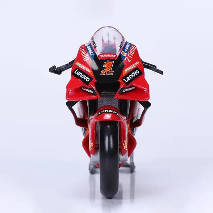 Nouveau en Stock Maisto 1:18 Ducati Lenovo Team 2024 série Champion Version Misano livrée alliage Mi