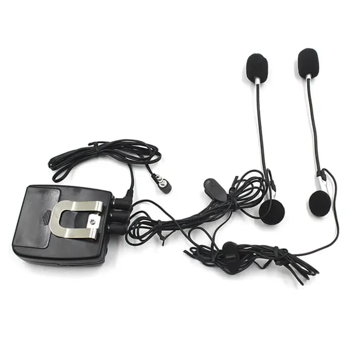 Casque de moto casque haut-parleurs cavalier vers passager casque de moto Interphone moto casque fil