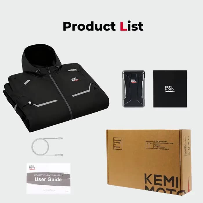 KEMIMOTO veste chauffante moto veste d'équitation hommes imperméable EVA équipement de protection ce