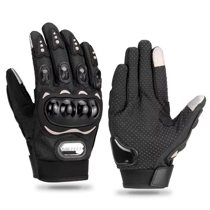 Gants de moto d'été anti-chute, respirants, compatibles avec les écrans tactiles, gants de moto tout