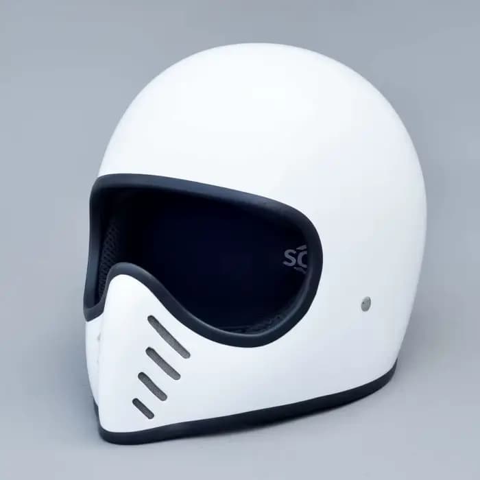 Rétro Mini casque de Moto intégral hommes femmes Cascos Para Moto Vintage café japon TT casques en f