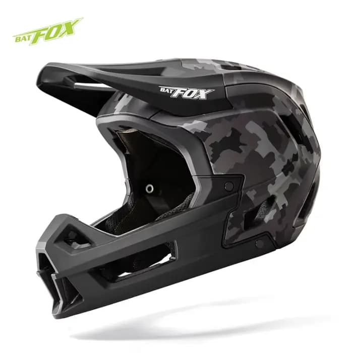 Casque de vélo intégral BATFOX, protection tout-terrain, réduction de vitesse, descente, VTT, BMX, é