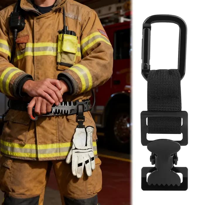 Support de gants pour ceinture, porte-serviette et moufles, design dentelé, pour le travail, le golf