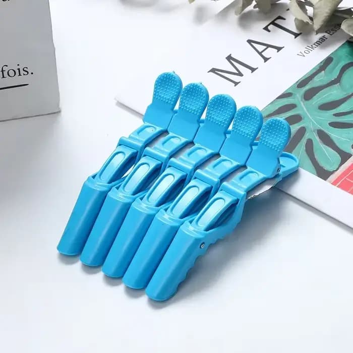 Pinces à cheveux Alligator, 5 pièces, pinces de coiffure, épingles à cheveux en plastique, pinces de
