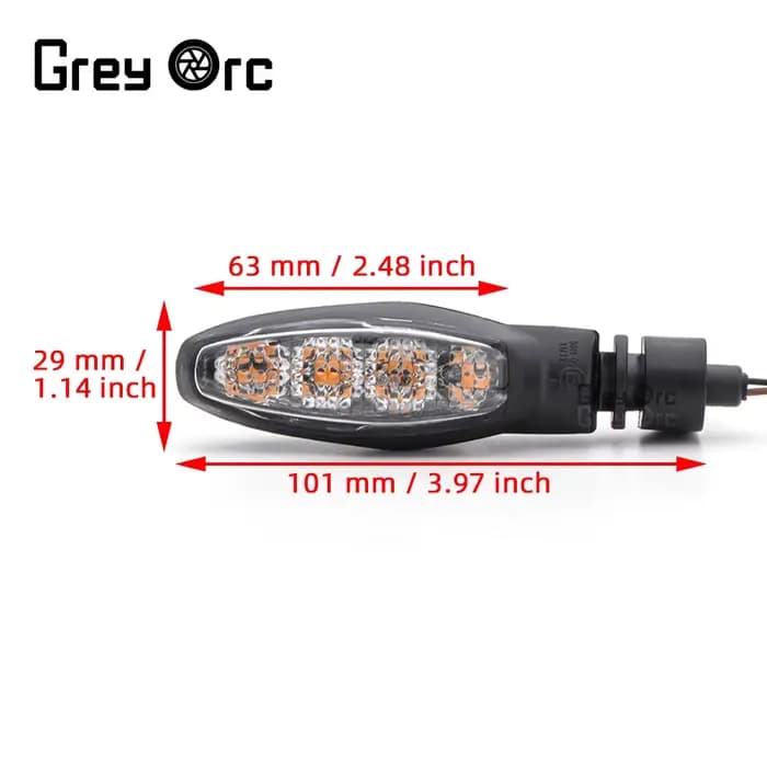 Clignotant LED pour Triumph Tiger 850 1050 Sport 900 GT Rally 800 1200 Trident 660 2021, 2 fils, lam