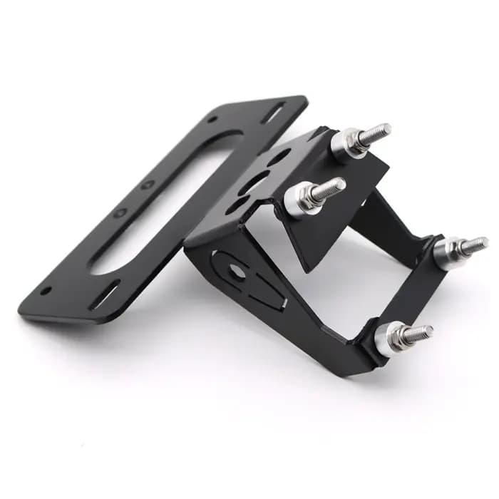 Cadre de plaque de planificateur arrière de moto, support de montage, éliminateur de garde-boue bien