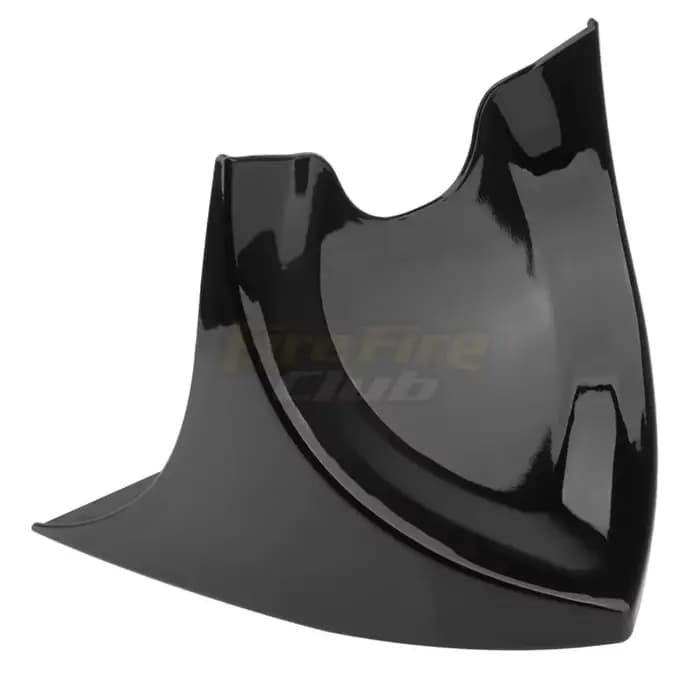 Becquet avant universel de carénage de menton inférieur noir de moto pour Harley Fatboy Softai V-ROD