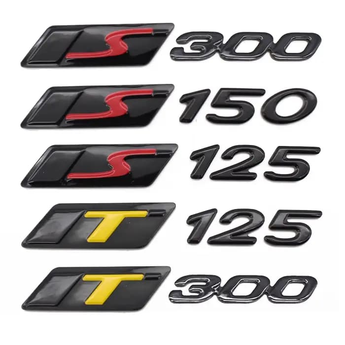 Autocollant de carénage 3M, Logo décoratif en plastique, pour Piaggio Vespa GTS300 LX125 LX150 ie Sp