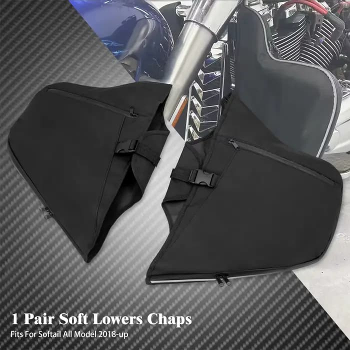 Sacs de protection imperméables pour moto, jambières souples, sacs de protection moteur, Harley Soft