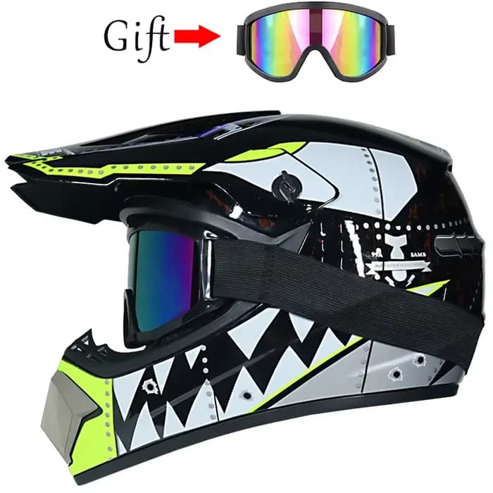 Casque de moto pour enfants, tout-terrain, pour la descente, AM ou DH cross