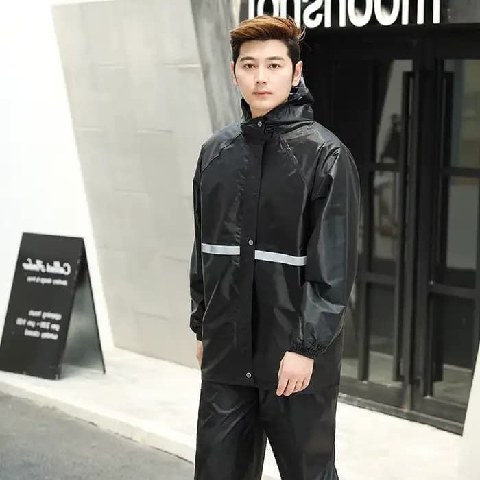 Combinaison de pluie pour moto électrique, livreur, design séparé, bande réfléchissante, vêtements d